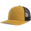 Atlantis Headwear Kšiltovka Sonic-S Trucker, 6 panelová COT330259z7699-mustard/bla UNI Hořčicová/černá
