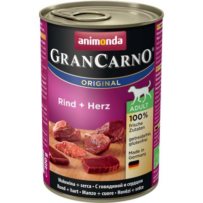 Animonda Gran Carno Adult - hov. maso a srdcia 400 g