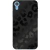 Picasee silikónový prehľadný obal pre Apple iPhone XR - Midnight Leopard
