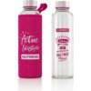 Nutrend SKLENENÁ FĽAŠA - 500 ml - ružová s obalom