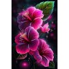 Diamantový obraz Fialové kvety