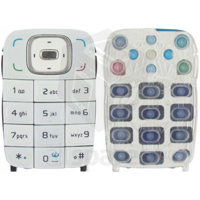 Nokia 6131 klávesnica (biela)