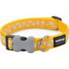 Obojok RD 12 mm x 20-32 cm - White Spots on Yellow