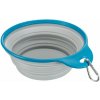 Trixie Skladacia cestovná silikónová miska s pevným okrajom 1000 ml 18 cm mix farieb