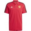 adidas Polo Manchester United 3-Stripes red