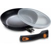 BERLINGERHAUS Pánev s mramorovým povrchem a odnímatelnou rukojetí 24 cm Granit Diamond Line BH-1954