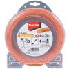 Makita Makita speciální oranžová nylonová struna 2,4 mm pro AKU stroje - 30 m E-01806
