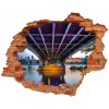 Diera 3D foto tapeta nálepka Most vo varšave 90x70 cm