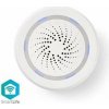NEDIS Wi-Fi chytrá siréna/ alarm nebo vyzvánění/ hlasitost 85 dB/ micro USB/ bílá (WIFISI10CWT)