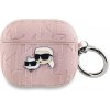 KARL LAGERFELD 96580 KARL LAGERFELD MONOGRAM Obal na slúchadlá Apple AirPods 3 ružový