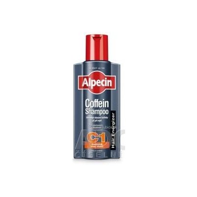 Dr. Wolff ALPECIN Energizer Coffein Shampoo C1 kofeínový šampón proti vypadávaniu vlasov 1x375 ml