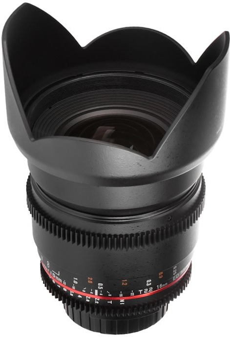 Samyang 16mm T2,2 VDSLR ED AS UMC CS Canon EF-M