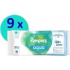Pampers vlhčené obrúsky Harmonie Aqua - 9 x 48 ks