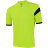 Sensor Cyklo Coolmax Classic Neon Yellow pánsky cyklistický dres - M
