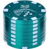 Drvička Champ High® Poker chips trojdielna ø42 mm Farba: Zelená