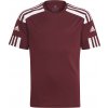 adidas teamwear Detský futbalový dres adidas Squadra 21 Jersey Youth bordový GN8090 Veľkosť: 152 cm