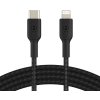 Belkin CAA004bt1MBK USB-C to Lightning, 1m, černý