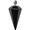 Nefertitis Achát čierny kyvadlo NF38850 - 3,8 cm