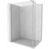 MEXEN/S - Kioto Sprchová zástena WALK-IN 90 x 40, transparent, nikel kefovaná 800-090-212-97-00-040