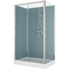 SANSWISS MODUL 1200 D20S2 100 + D20F1 80 VARIANTA 3 obdĺžnikový sprchový box kompletný, profil chróm, sklo číre - 2 – rohová