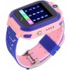 Telefónne detské GPS hodinky SIM ružové vodeodolné