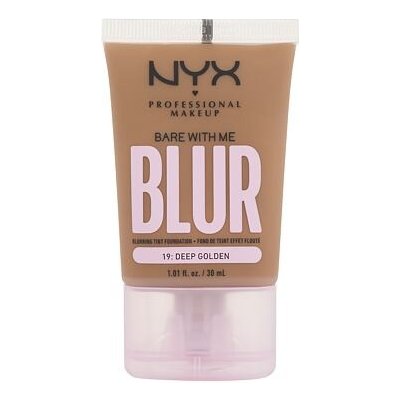 NYX Professional Makeup Bare With Me Blur Tint Foundation zmatňující make-up se středním krytím 19 deep golden 30 ml