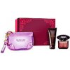 Versace Crystal Noir, Edp 90ml + telove mlieko 100ml + taska pre ženy