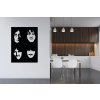 Lepy.sk Samolepka na stenu Beatles - portrét Velikost (šírka x výška): 55x73cm, Farebná varianta: Svetlo modrá