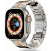 Tech-Protect Stainless Line Apple Watch 42/44/45/49 mm, titanium/orange TEC697311