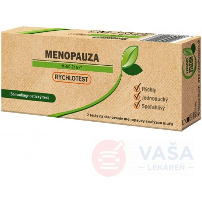 VITAMIN STATION Rýchlotest MENOPAUZA MENO-CHeck samodiagnostický test z moču 2 ks