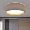 TK Lighting Stropné svietidlo Bilbao, sivozlaté, Ø 60 cm - 4399