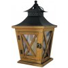 Lampáš MagicHome LW8680, 19x19x36 cm, LED, 3xAA, drevo