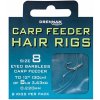 Drennan náväzce Carp Feeder Hair Rigs Barbless 14 6 lb