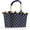 Reisenthel Nákupný košík Reisenthel Carrybag frame metallic dots blue