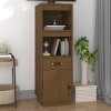 Skříň highboard medově hnědá 34x40x108,5 cm masivní borovice Hnědá 820155