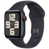 Apple Watch SE GPS + Cellular 40mm Midnight Aluminium Case with Midnight Sport Band - S/M - MRG73QC/A