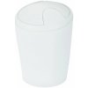 Spirella výklopný odpadkový kôš Move, biely, plast, 2 l