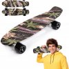 Skateboard Meteor Flowers čierny viacfarebný