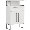 Kúpeľňová skrinka nízka Möbelpartner Limone biela 65,2 x 112,5 x 33,1 cm