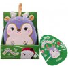Squishmallows Vianočná ozdoba Sob s trblietavými parohmi Jaida
