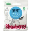 Denttabs prírodná pasta v tabletách pre deti jahoda bez fluoridu 125 ks 40 g