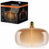 OSRAM hnedá LED žiarovka E27 4 W VINTAGE ELIPSE, teplá biela 4058075836365