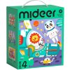 Mideer LEVEL UP! 04 - Dopravné prostriedky puzzle 3v1 (54, 70 s 88 dielikov)