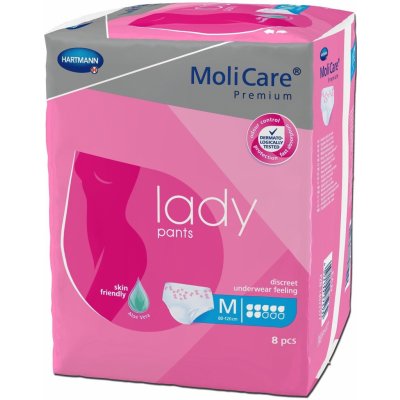 MoliCare Premium lady pants 7 kvapiek M inkontinenčné naťahovacie nohavičky 8 ks