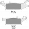 DELTA BRAKING BRZDOVÉ DOŠTIČKY KH445 YFM 550 GRIZZLY 11-14, 700 07-18 ĽAVÉ