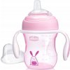 Chicco hrnček učíme sa s držadlami 200 ml ružový