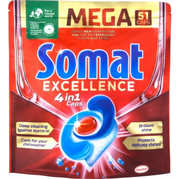 Somat Excellence kapsuly do umývačky riadu 51 ks od 15,99 € - Heureka.sk
