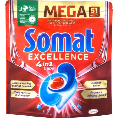 Somat Excellence kapsuly do umývačky riadu 51 ks od 13,43 € - Heureka.sk