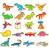 Viga Drevené magnetky Dinosaury 20 ks