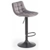 HALMAR Barová stolička Forbia šedá